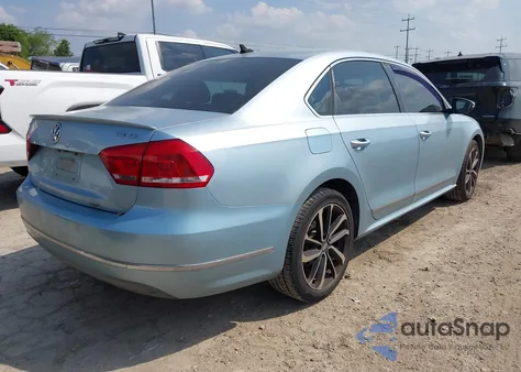 2012 Volkswagen Passat 2.0L Tdi Sel Premium из США, поврежденный, VIN 1VWCN7A34CC070830